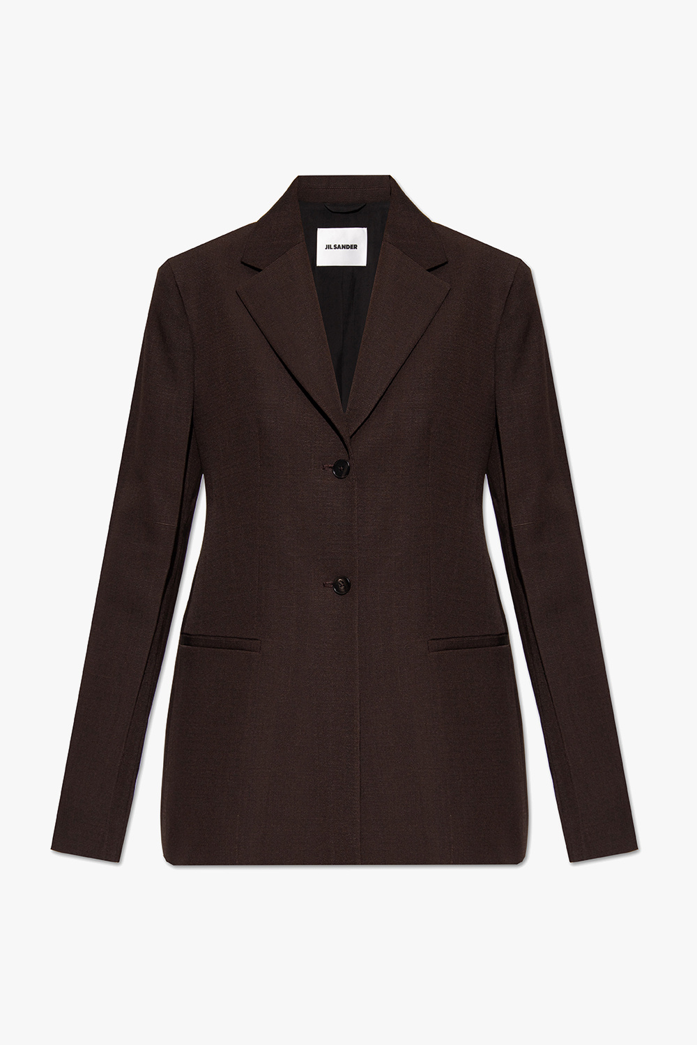 Single - Jil Sander ruffle-detail cashmere cape